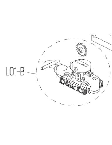 BB67400 - bogie complet de rechange