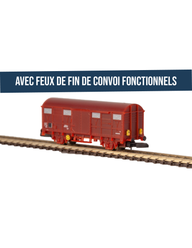 Couvert G4 avec feux de fin de convoi (volets alu)