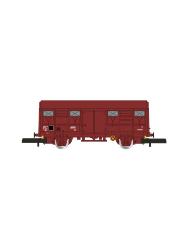 SNCF G4 boxcar - standard with aluminum flaps - Z scale