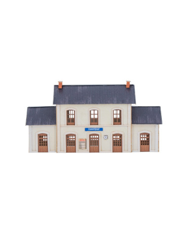 Z-scale French West Passenger Building