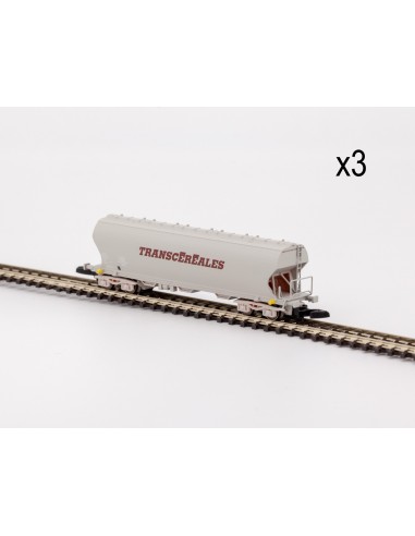 Hopper car - Transcéréales brown - Z scale - x3