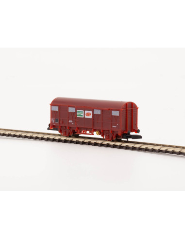 SNCF G4 boxcar - SERNAM with aluminum flaps - Z scale