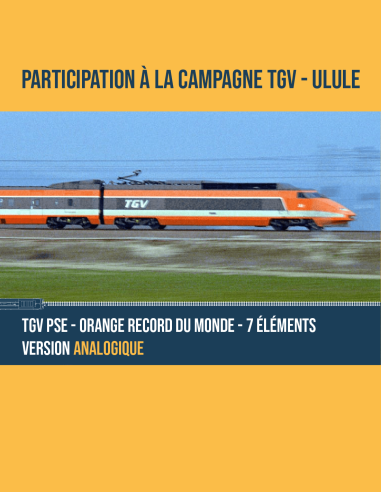 TGV Sud-Est – Crowdfunding campaign