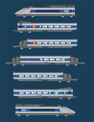 TGV Sud-Est – Atlantic - DCC version